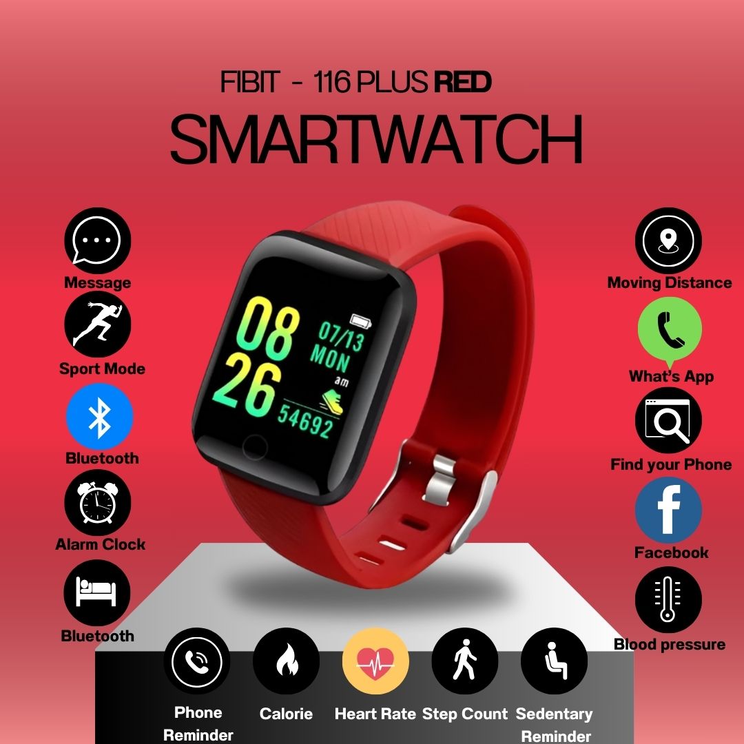 All-in-One Smartwatch for All Ages – Message Alerts, Music Control, Fitness Tracking, and True Pedometer